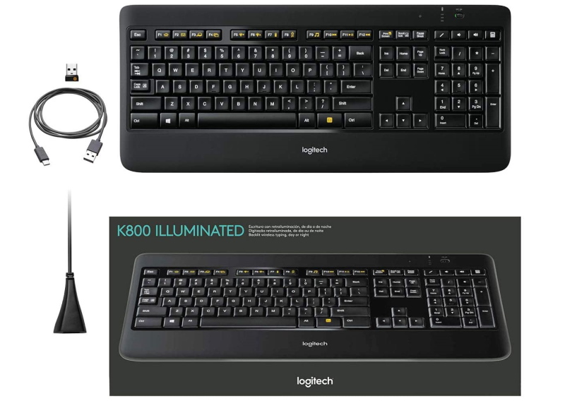 statisk Adept analogi Logitech K800 Wireless Illuminated Keyboard Review - BayReviews