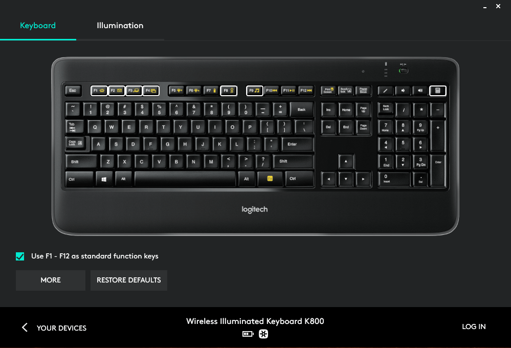 statisk Adept analogi Logitech K800 Wireless Illuminated Keyboard Review - BayReviews