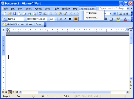 how to work microsoft word 2003